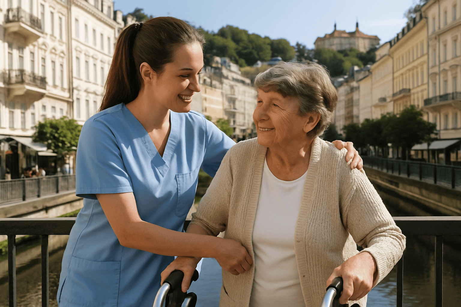 24h Pflege in Karlsbad – Pflegekraefte-Polen.com