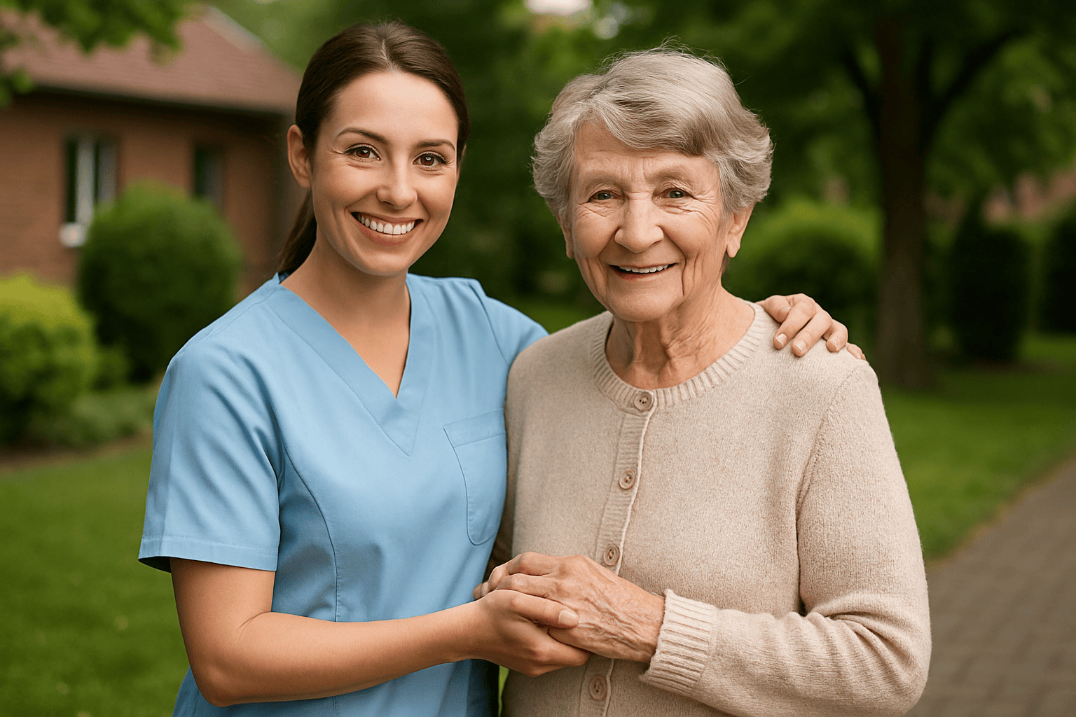 Pflegekräfte in Binau