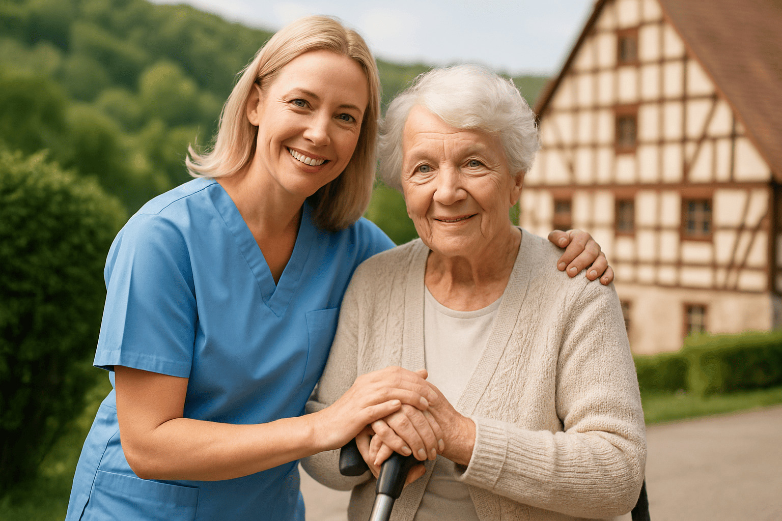 Pflegekräfte in Braunsbach