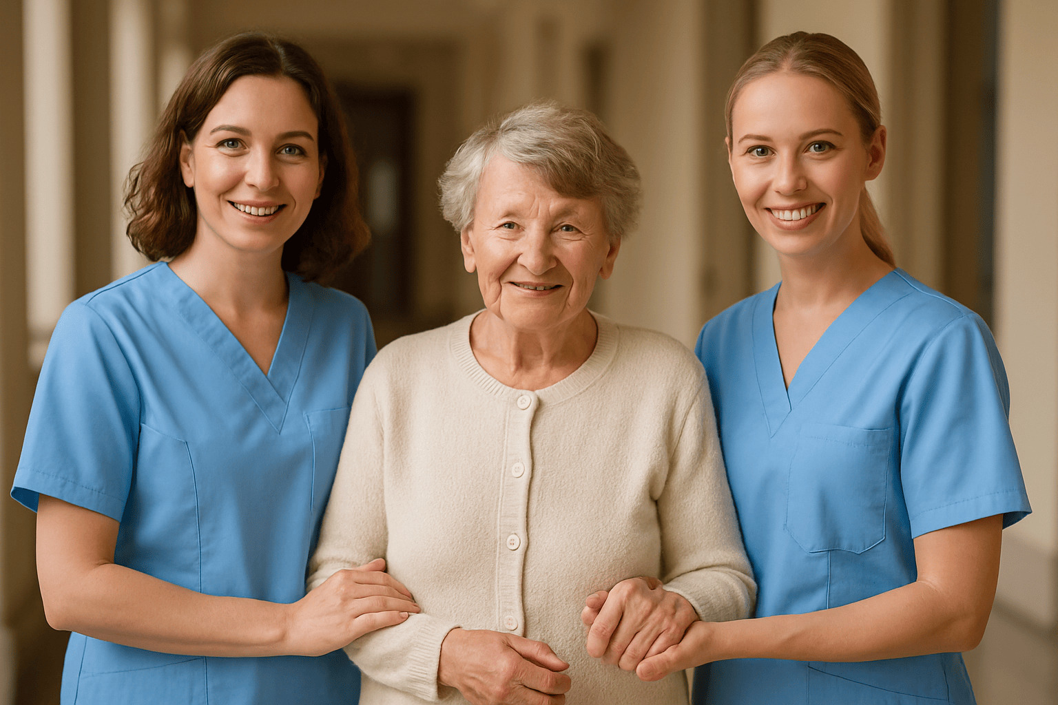 Pflegekräfte in Hall