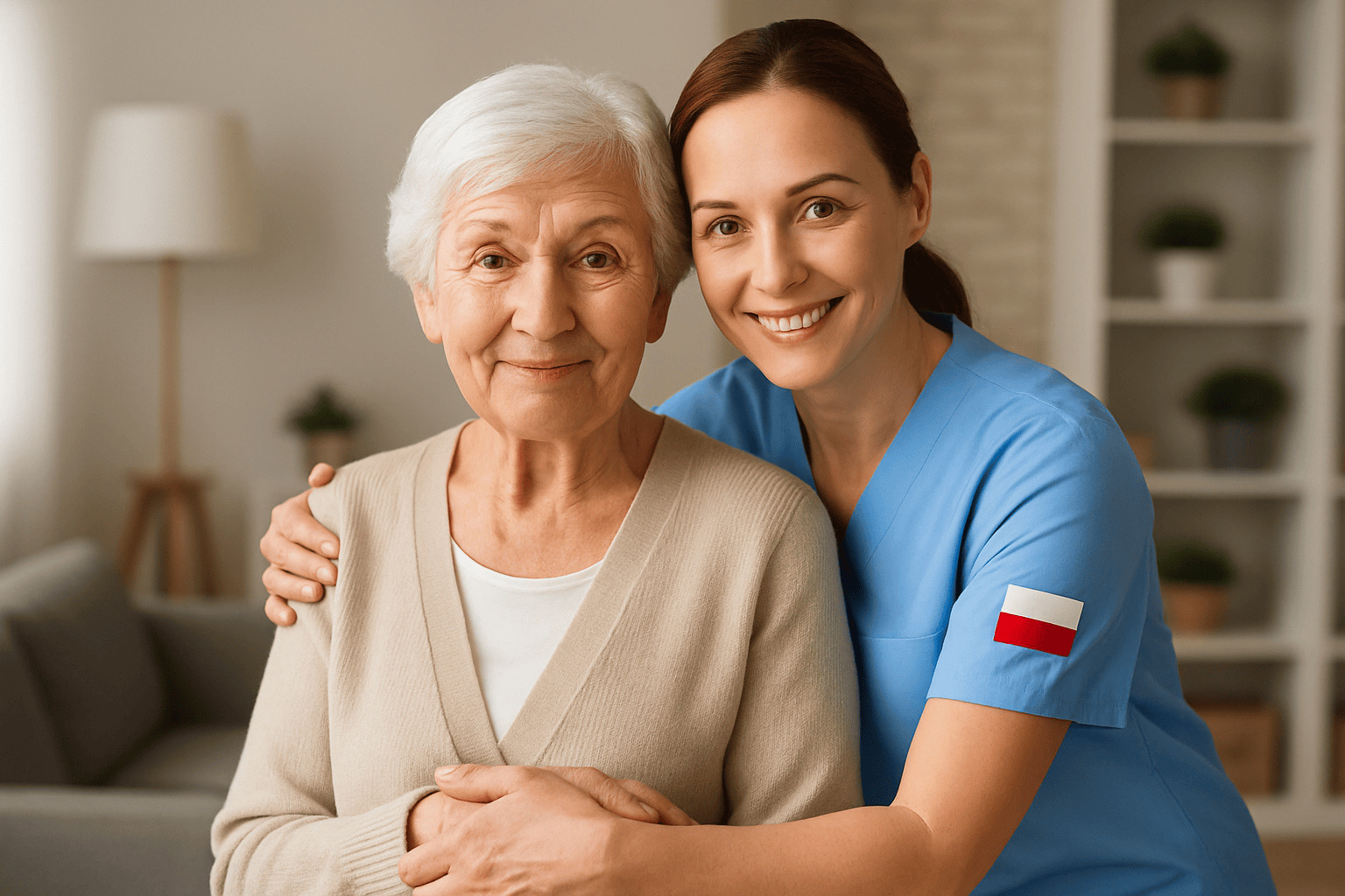 Pflegekräfte bei der Betreuung älterer Menschen