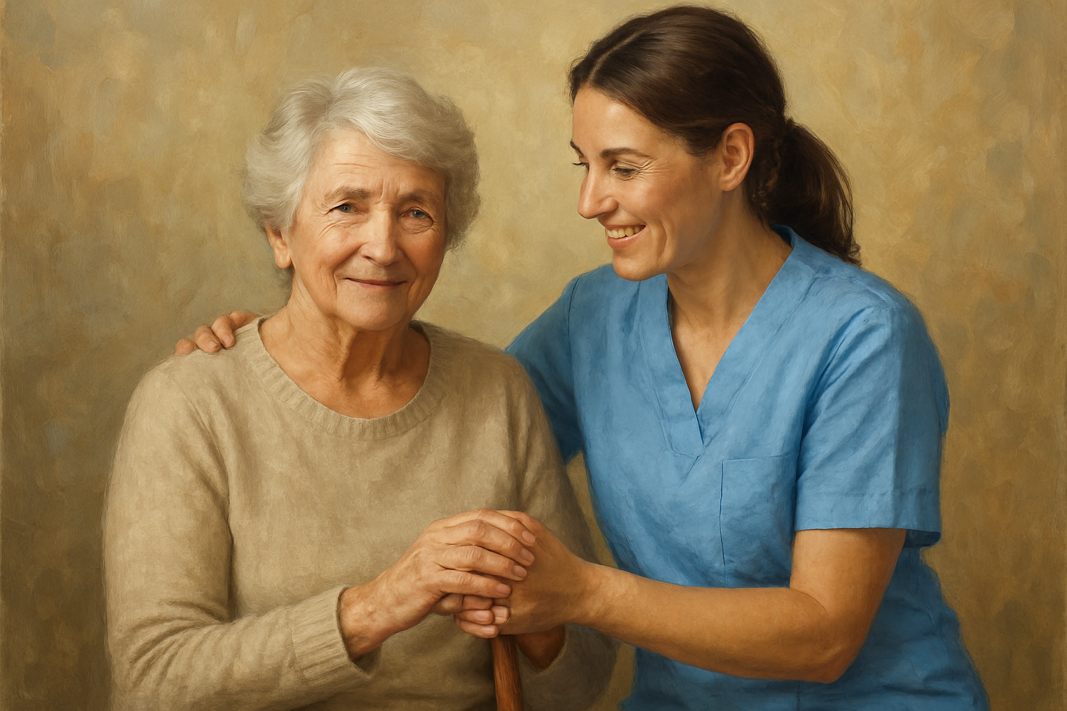 Pflegekräfte in Ölbronn