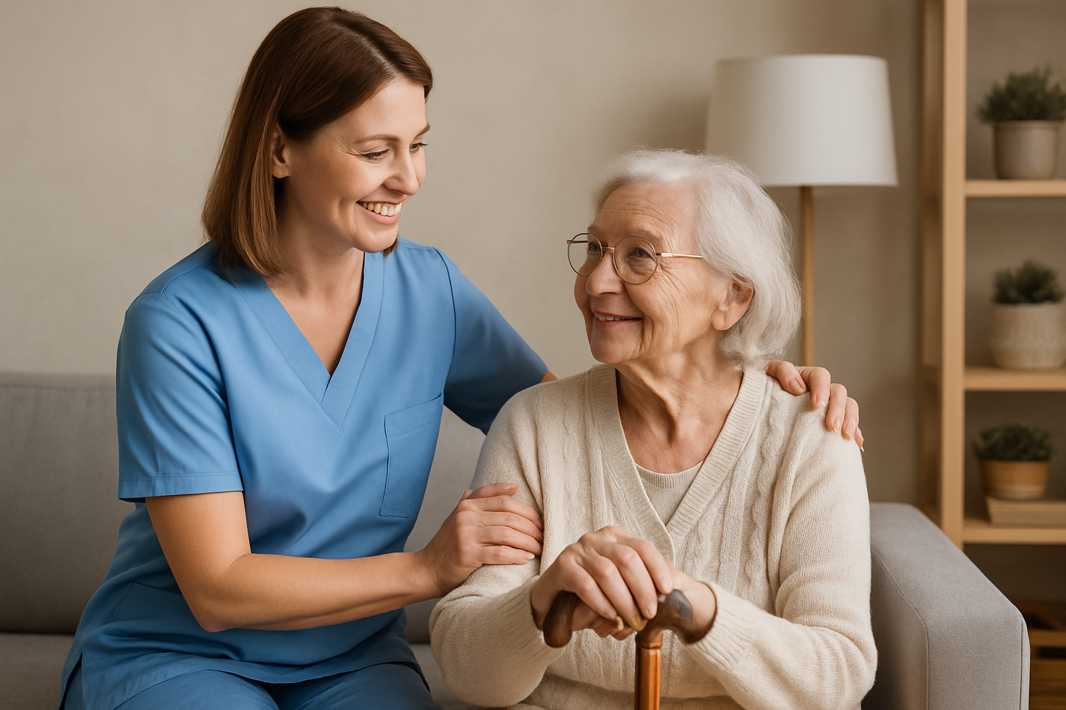 Pflegekräfte in Teinach